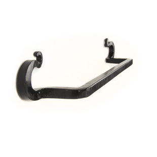 wrought iron bath towel holder